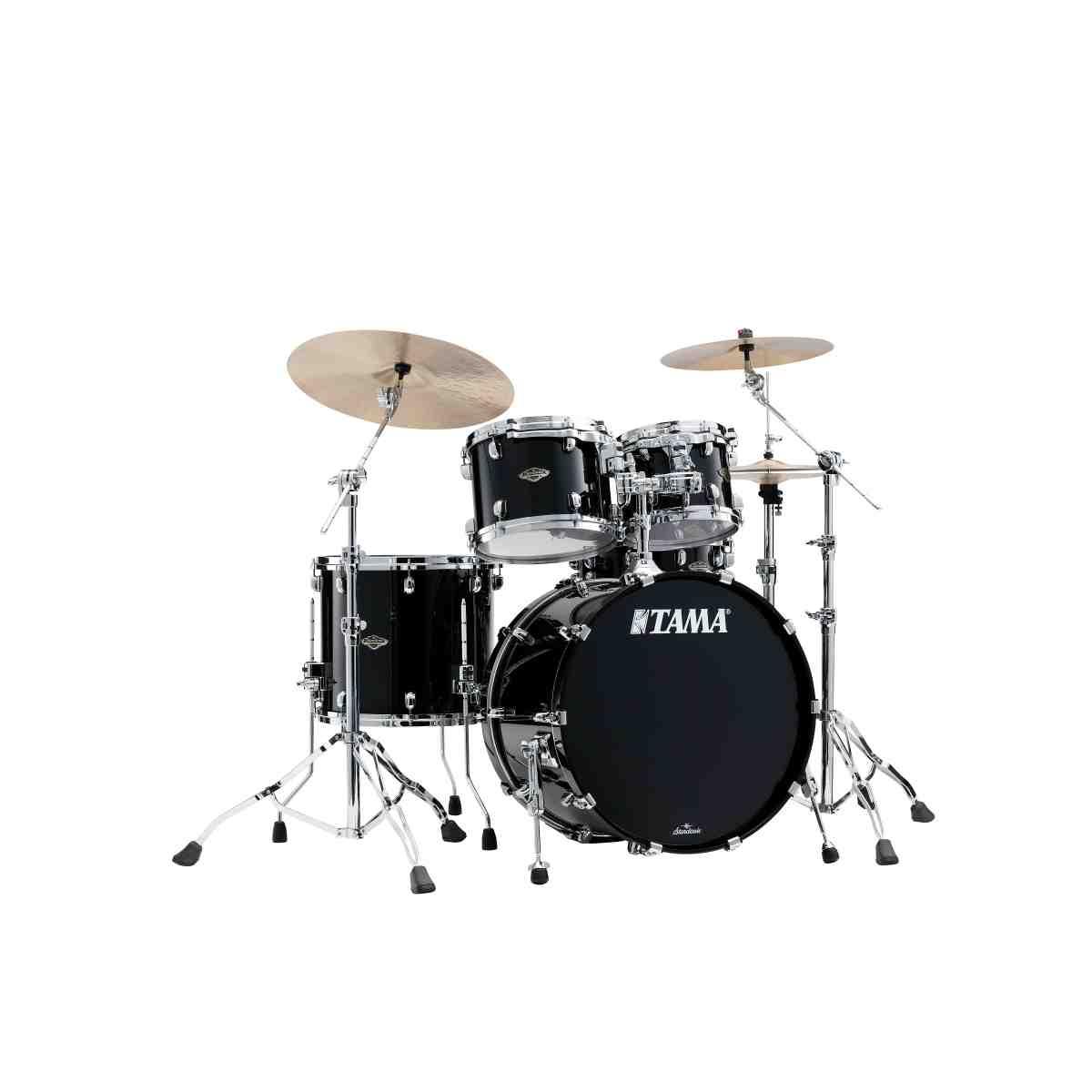 TAMA WBS42S-PBK Starclassic Walnut/Birch 4-pezzi shell pack cassa 22 PIANO BLACK