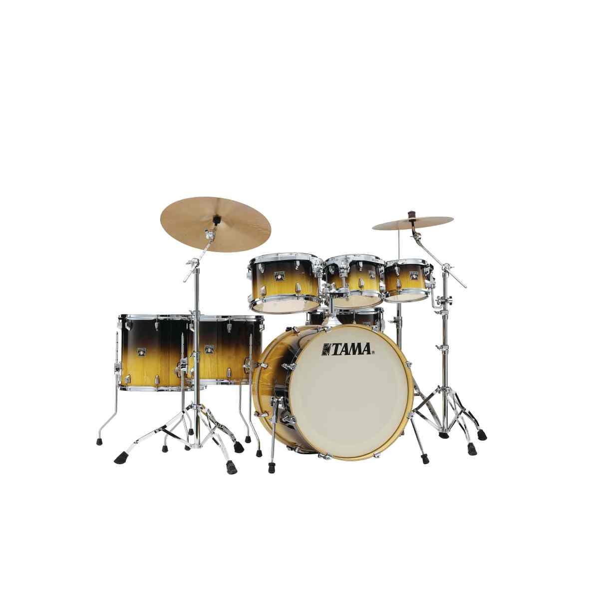 TAMA CL72R+H-PGLP Superstar Classic 7-pezzi kit cassa 22 & hardware pack GLOSS LACEBARK PINE FADE