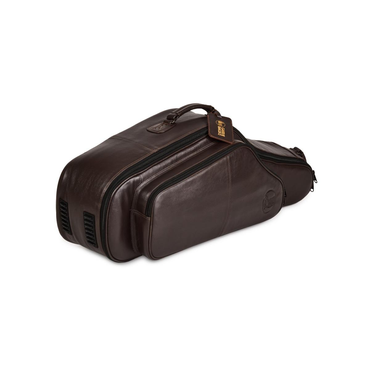 Gard 105c-mldb compact in pelle marrone per sax tenore
