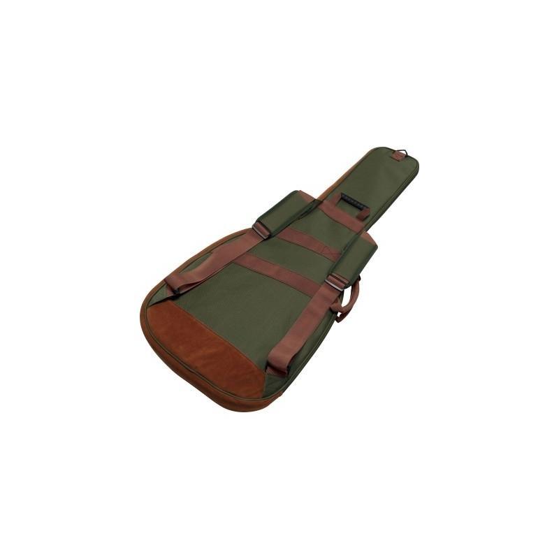 Ibanez iab541-mgn custodia verde e marrone per chitarra acustica