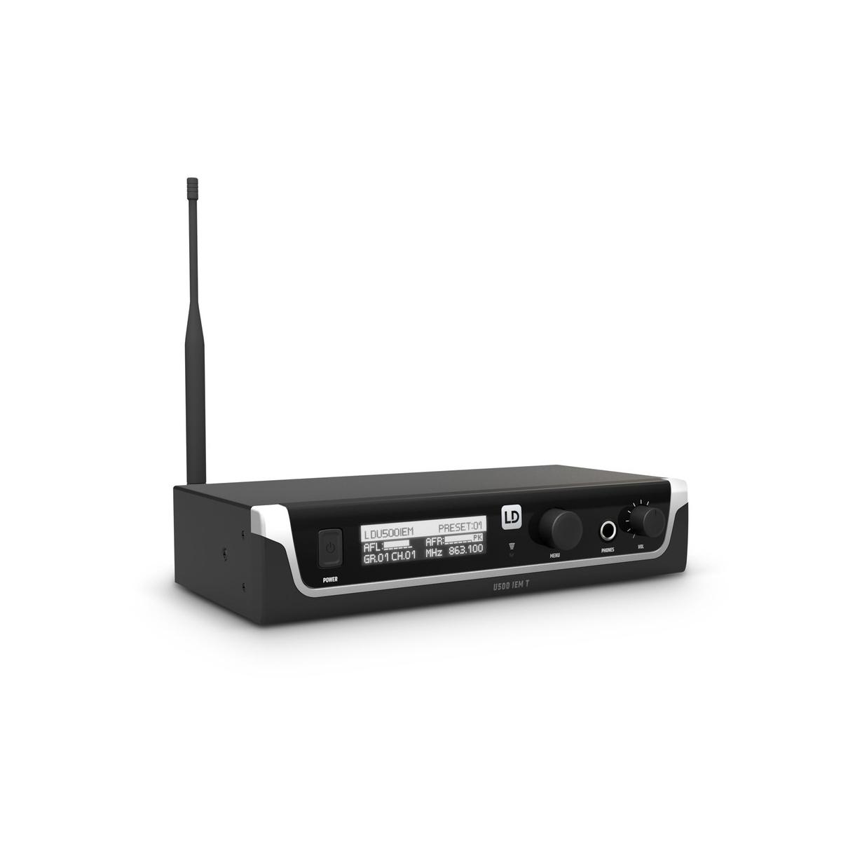 LD SYSTEMS U506 IEM HP - Sistema di monitoraggio In-Ear Monitoring con auricolari - 655 - 679 MHz