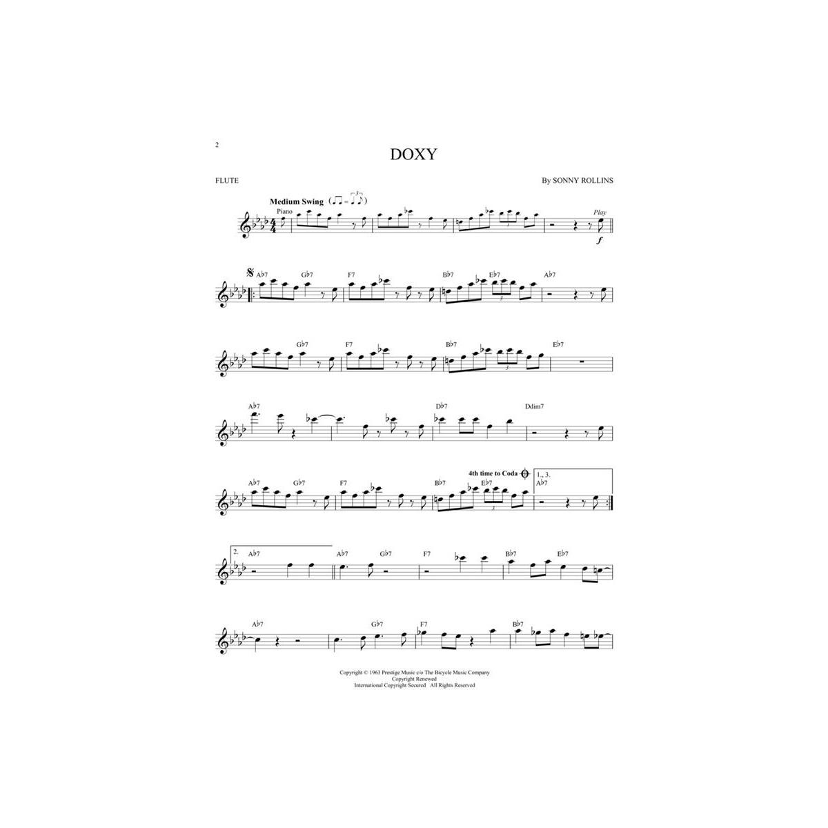 Jazz classics per flauto traverso