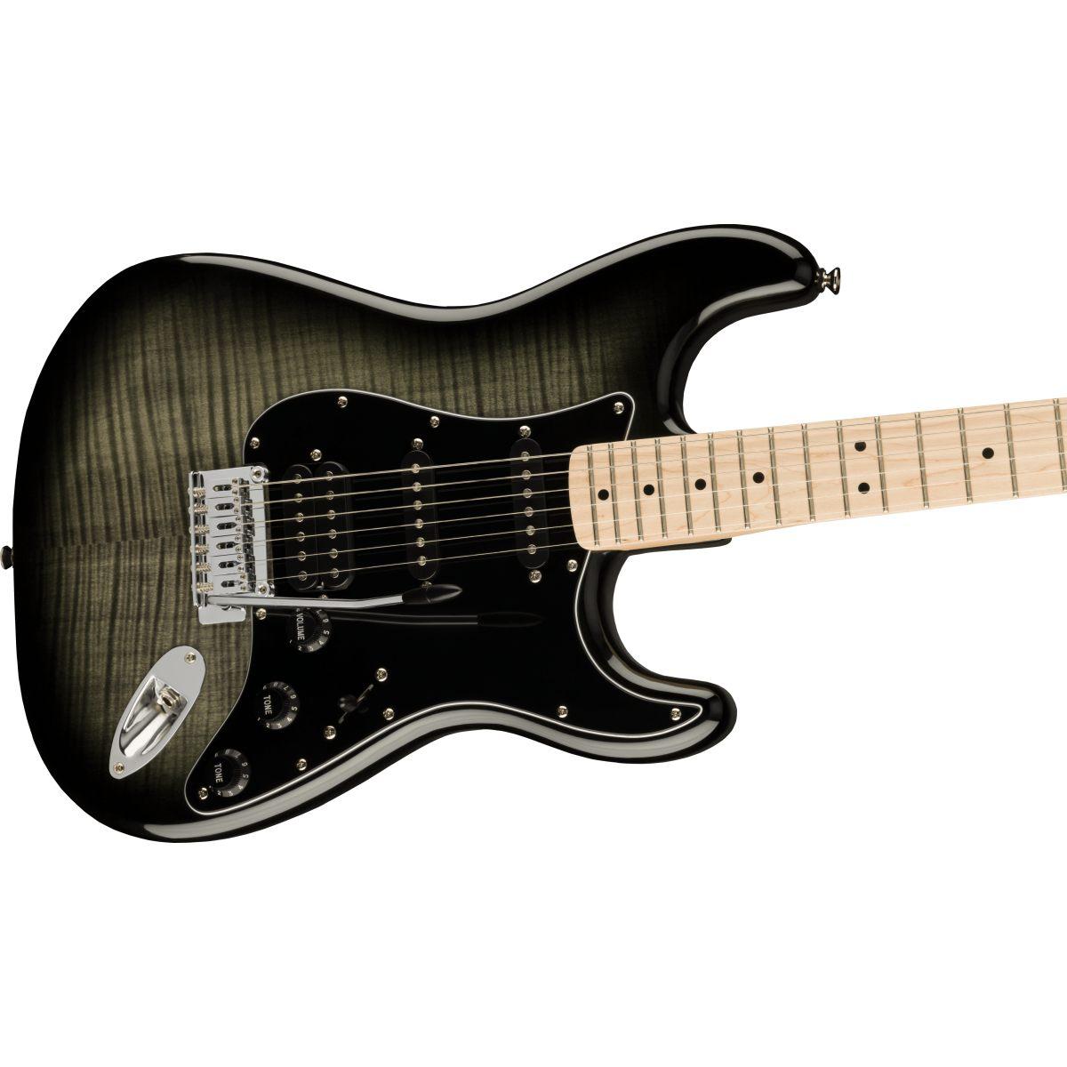 Fender affinity stratocaster fmt mn bpg black burst chitarra elettrica