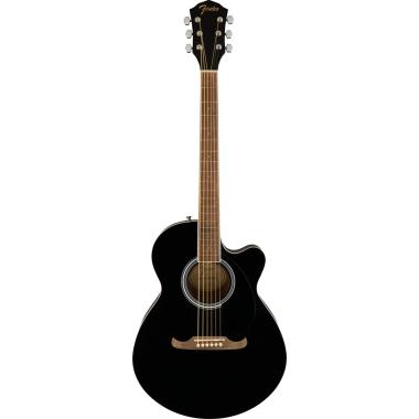 Fender fa135ce concert v2 black chitarra acustica elettrificata