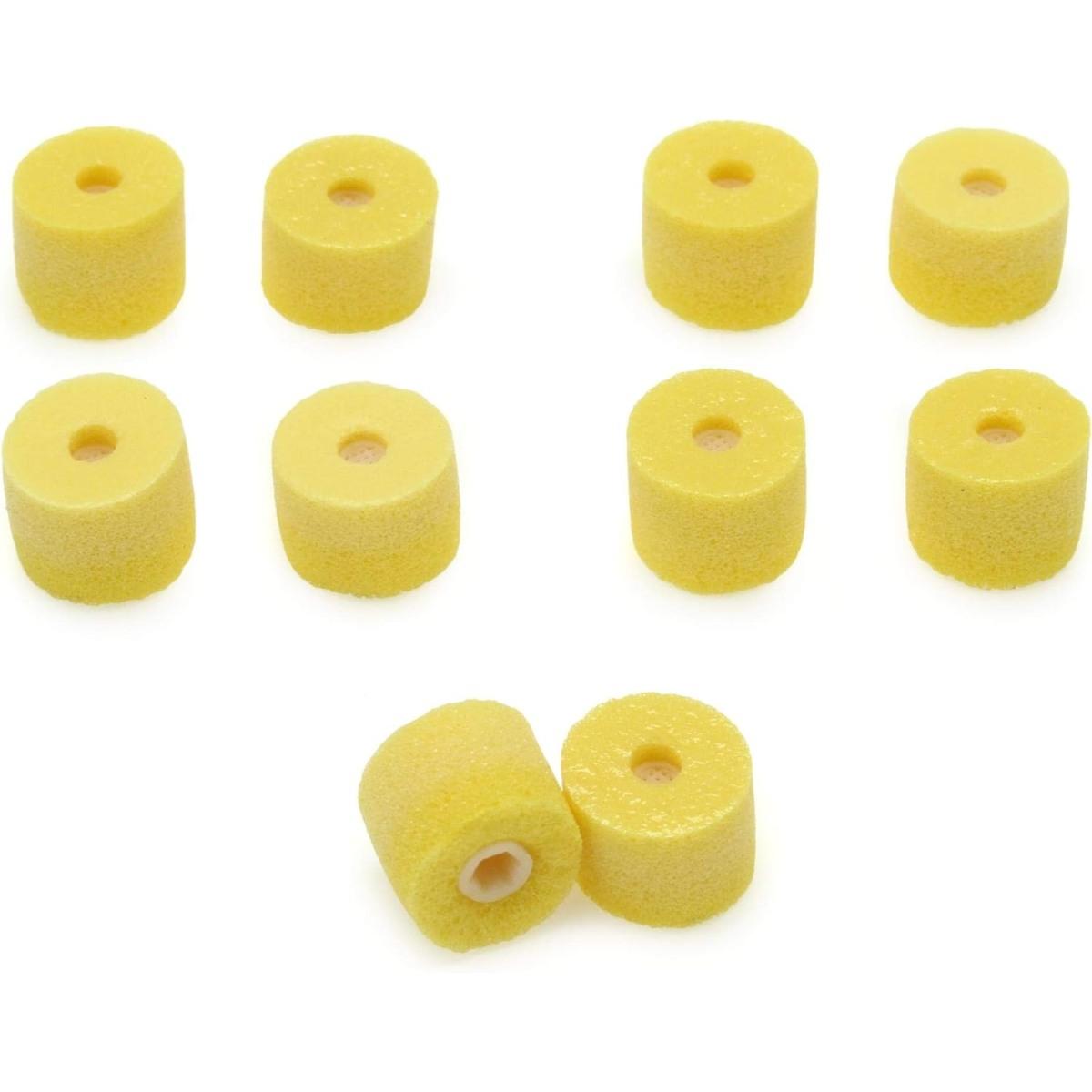 SHURE EAYLF1-10 Inserti cilindrici memory foam Gialli