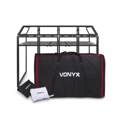 VONYX DB5 PRO DJ ALUMINIUM BOOTH LARGE 2 mt