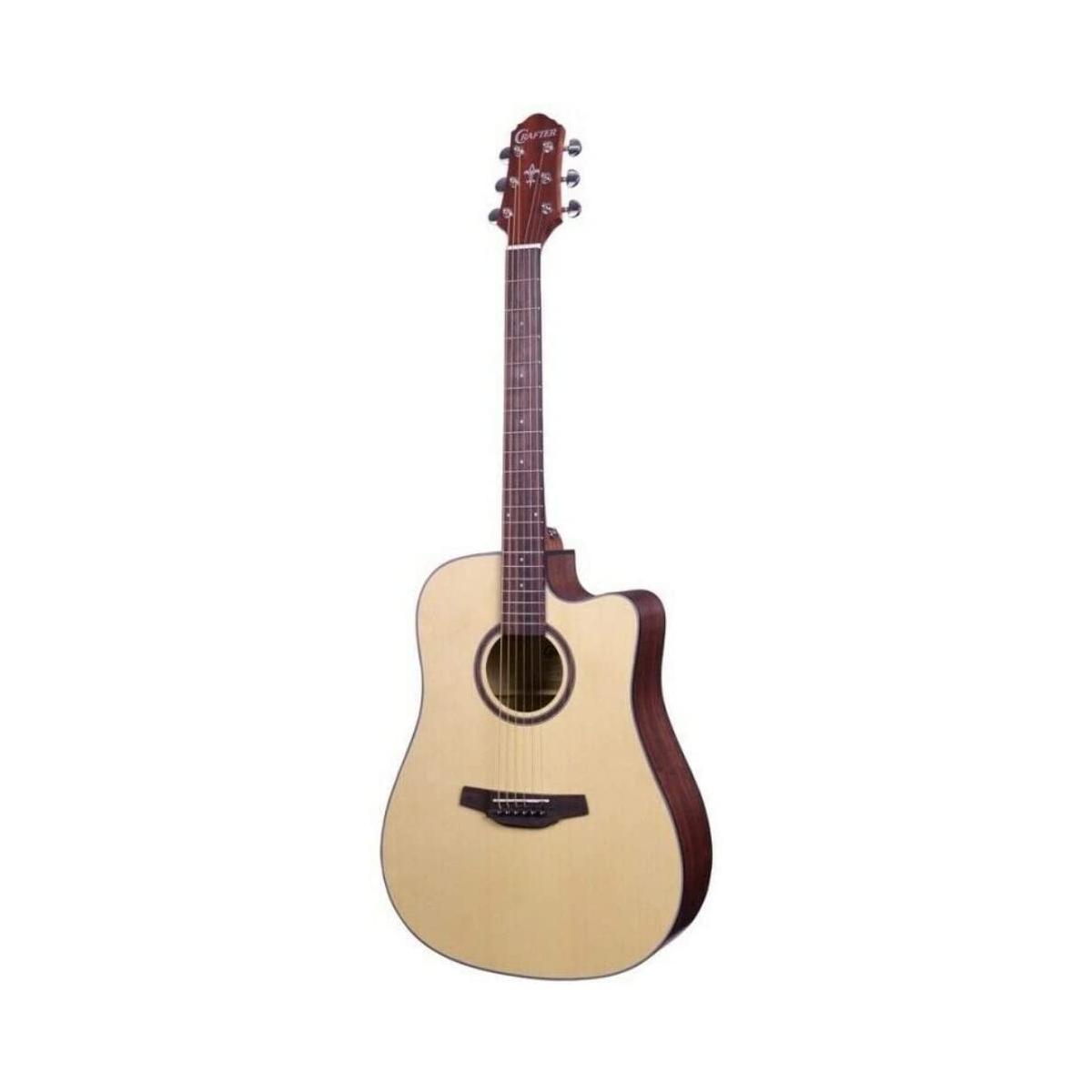Crafter hd100ce open pore natural chitarra acustica elettrificata
