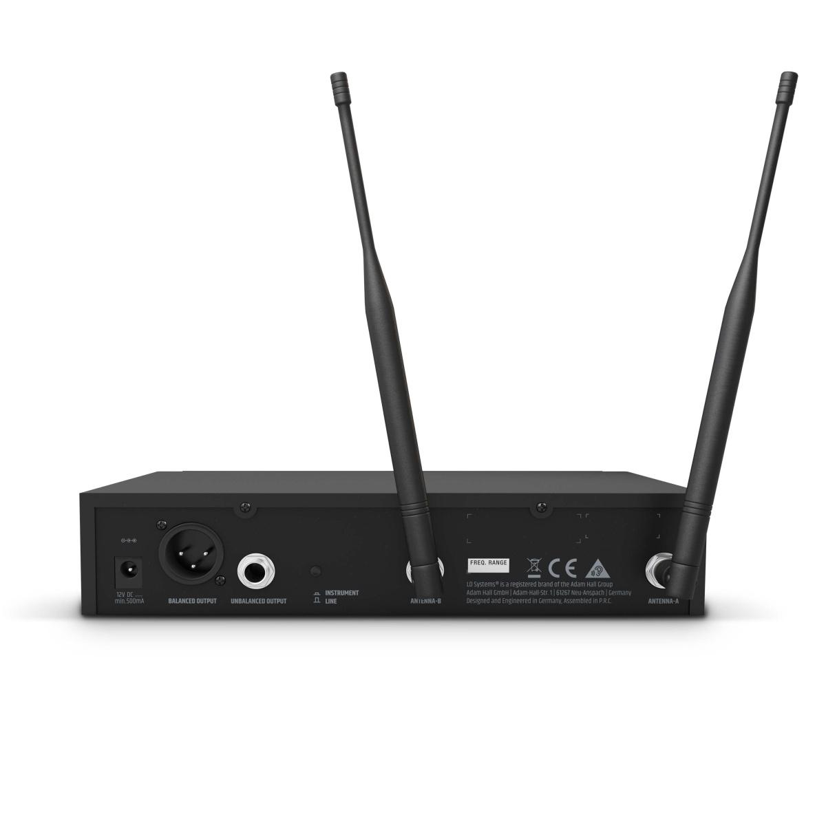 LD SYSTEMS U506 HHD Sistema per Radiomicrofono con Microfono a Mano dinamico 655 679 MHz