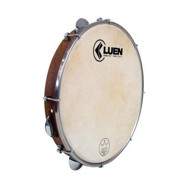 Luen Guetto Pro Series Pandeiro con pelle di capra 10" legno