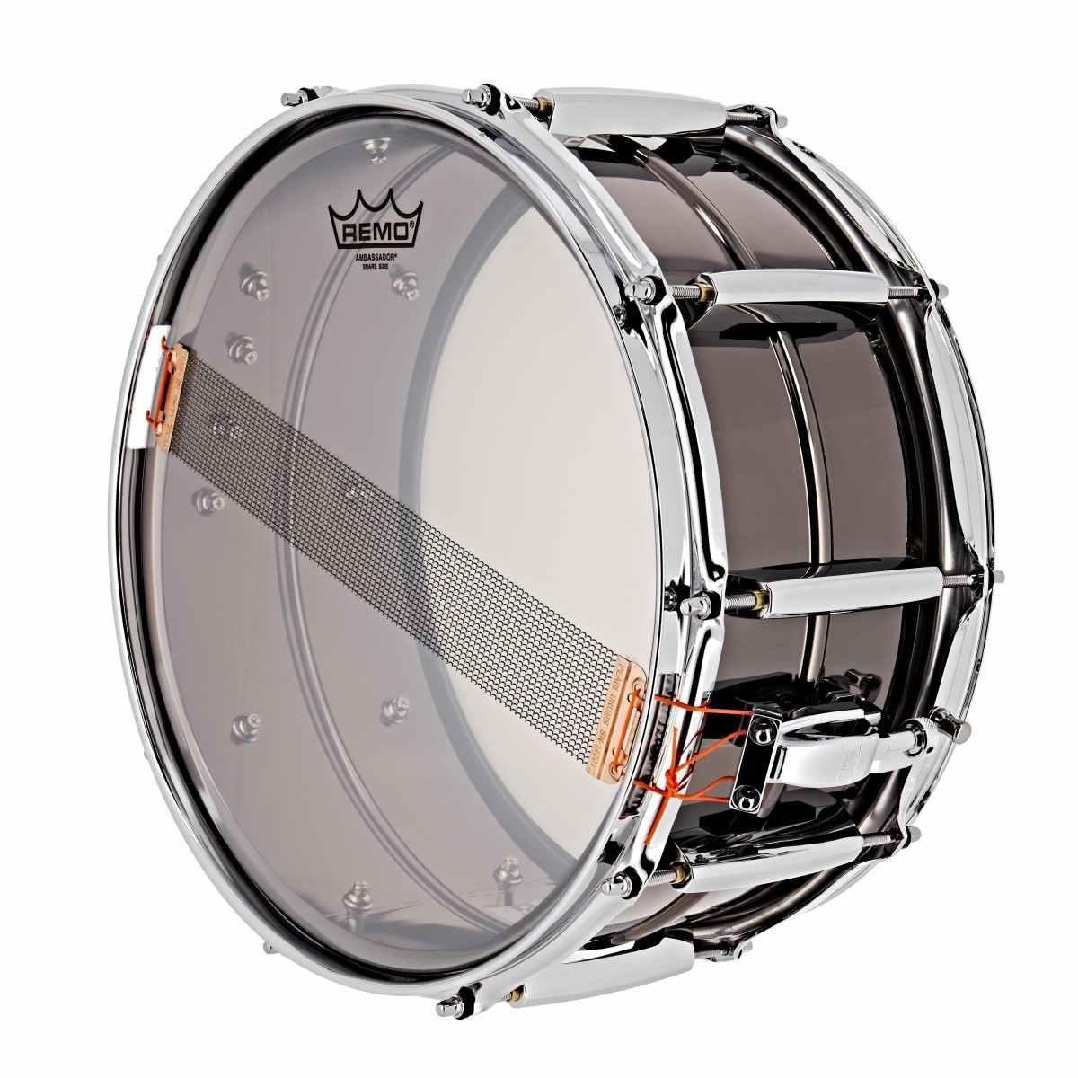 Pearl sth1465br sensitone heritage black/brass rullante 14x6.5 in ottone