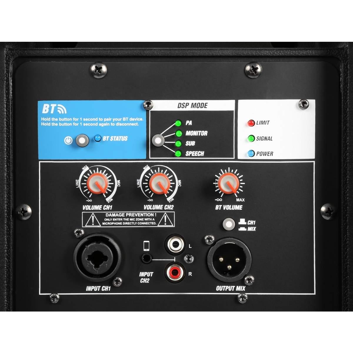 POWER DYNAMICS PD412A DIFFUSORE ATTIVO BI-AMPLIFICATO 12" 1400W