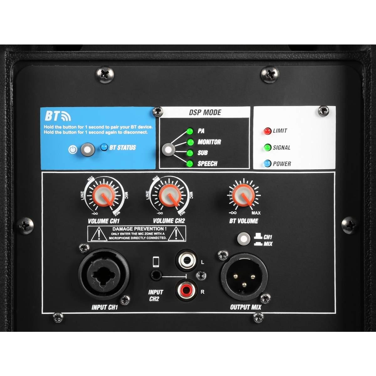 POWER DYNAMICS PD415A DIFFUSORE ATTIVO BI-AMPLIFICATO 15" 1400W