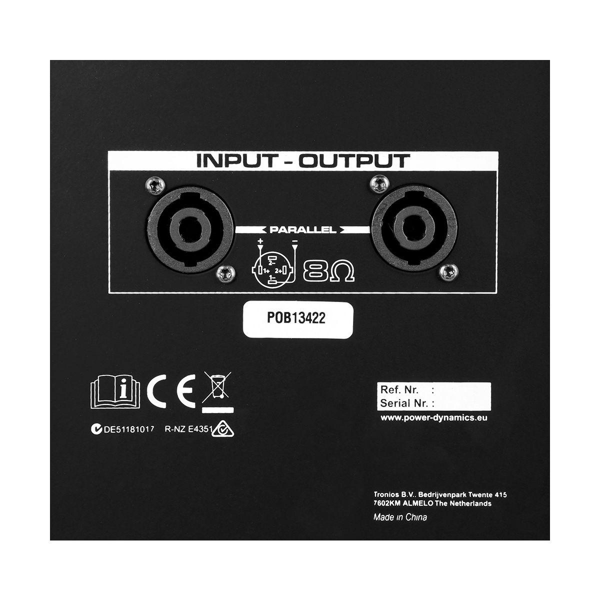 POWER DYNAMICS PD410P ALTOPARLANTE PASSIVO 10" 800W