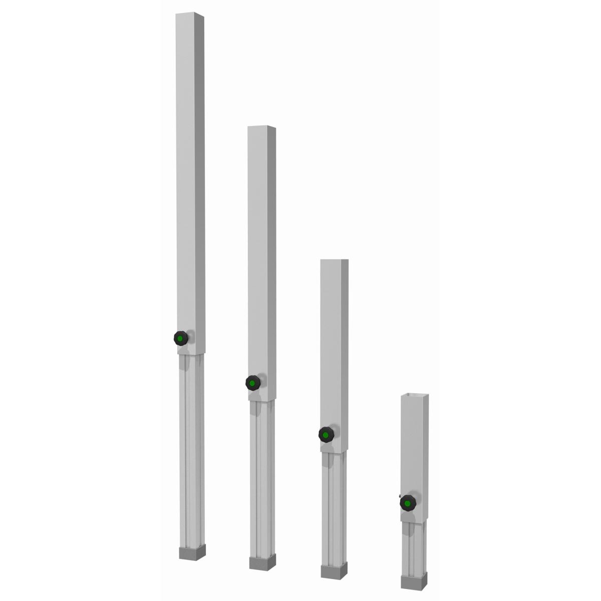 POWER DYNAMICS 750TL GAMBA TELESCOPICA DA PALCO 40-60cm 4pz