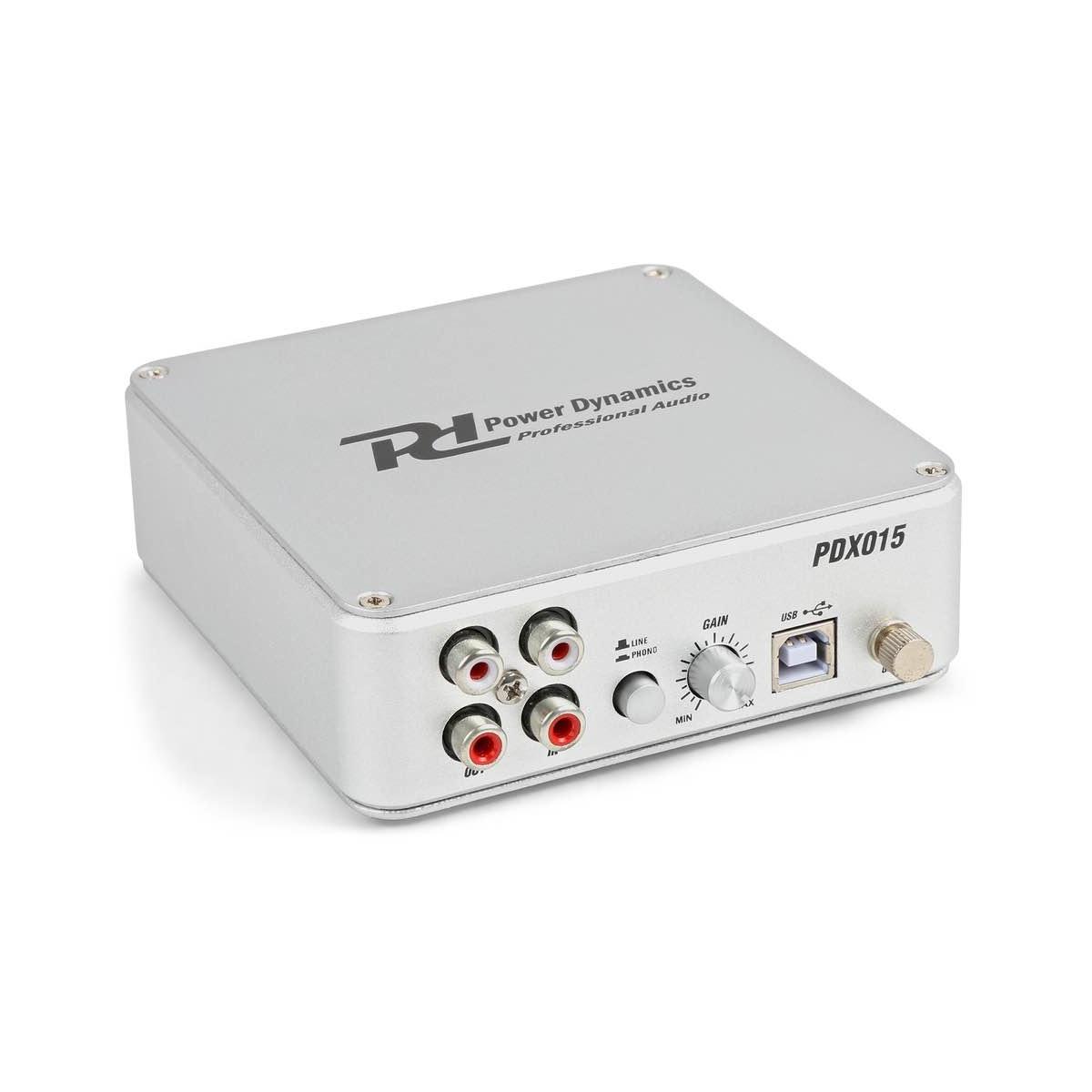 Power dynamics pdx015 usb2.0 preamplificatore fono usb con software