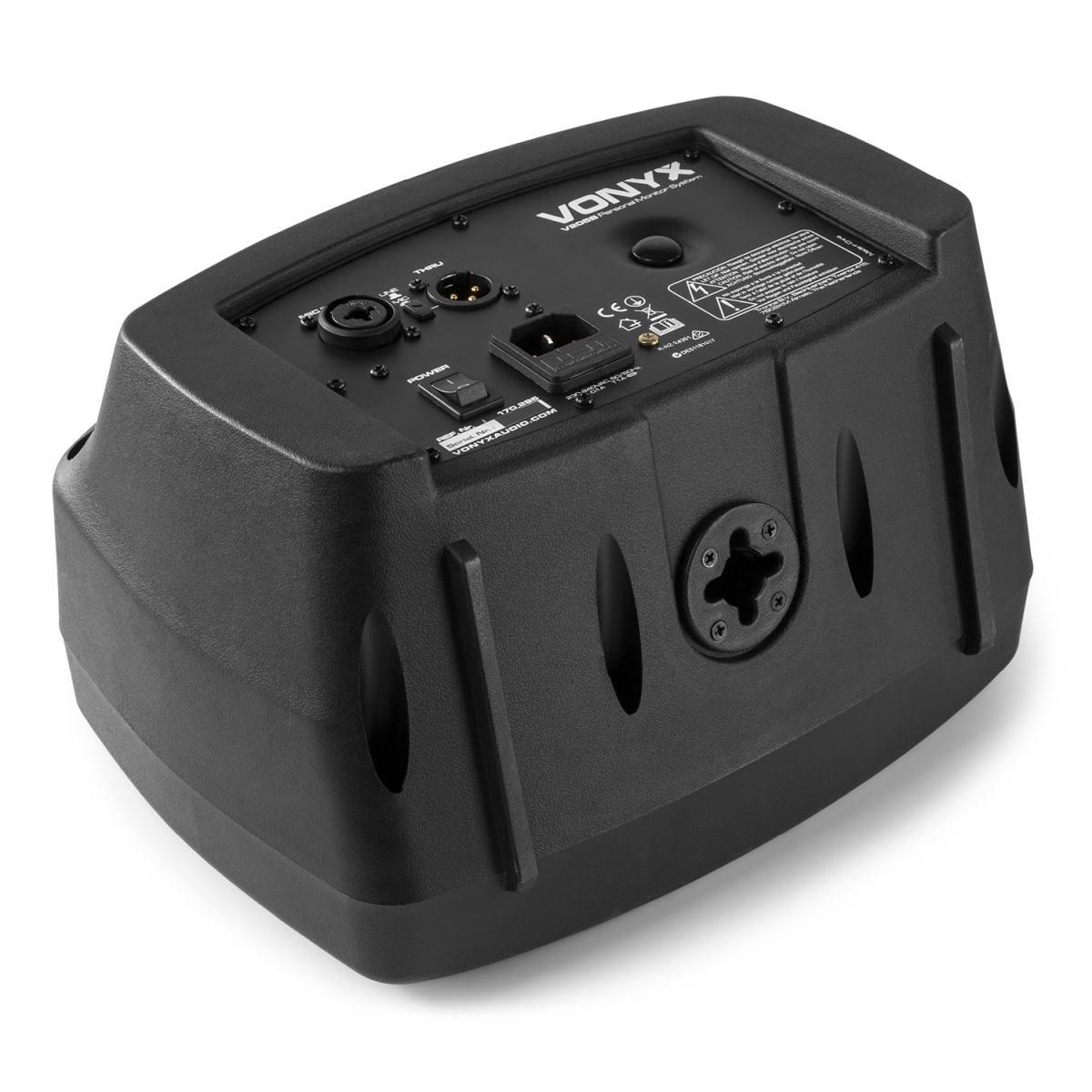 Vonyx v205b sistema pa con monitor personale con bt/usb