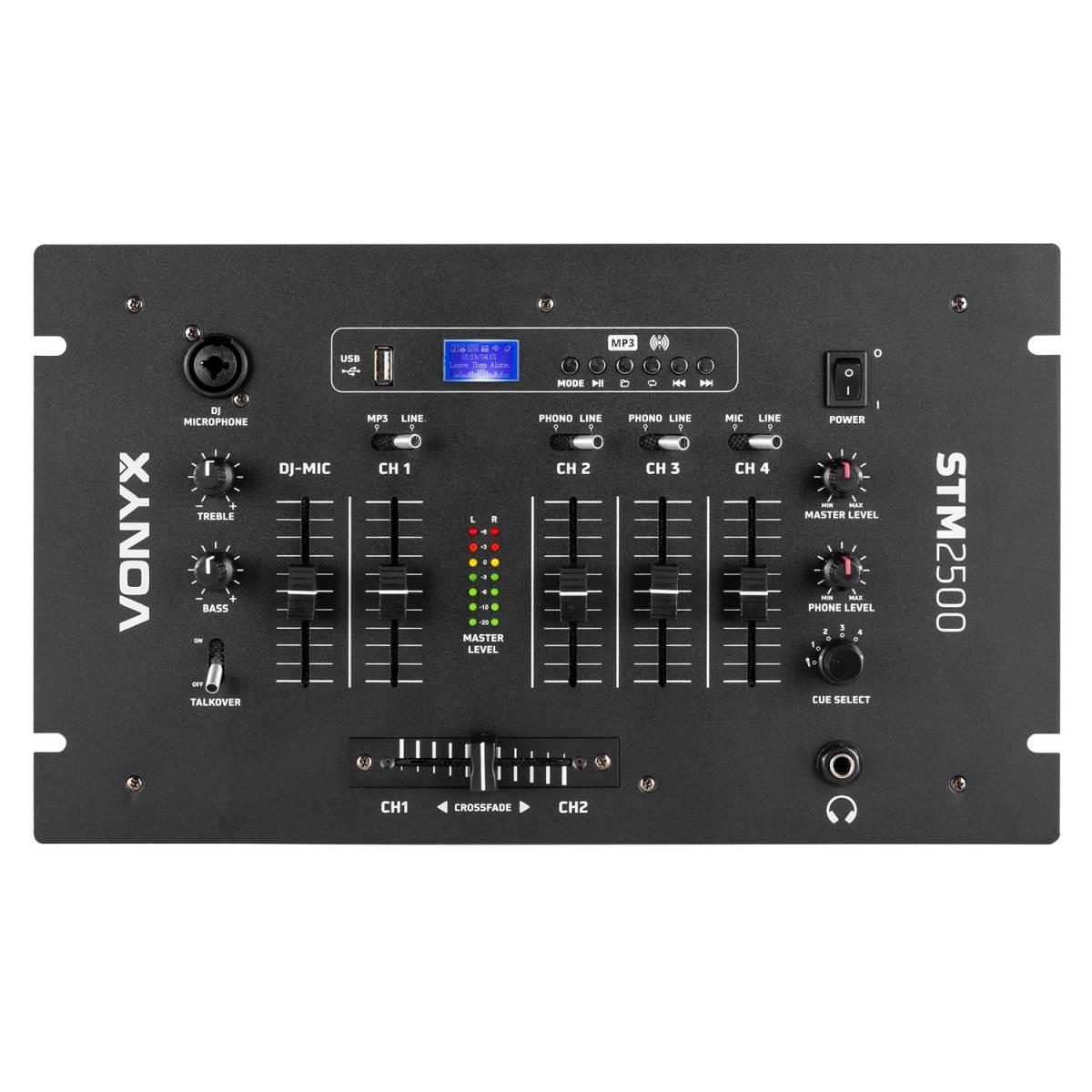 VONYX STM2500 Mixer 5 ch BT/MP3
