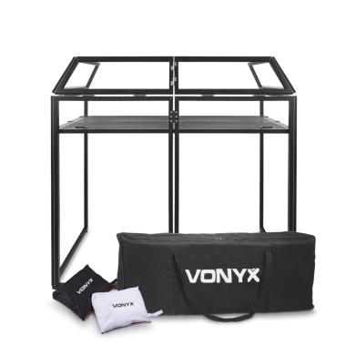VONYX DB3 SISTEMA DJ-BOOTH PIEGHEVOLE PRO MEDIUM 1.4m