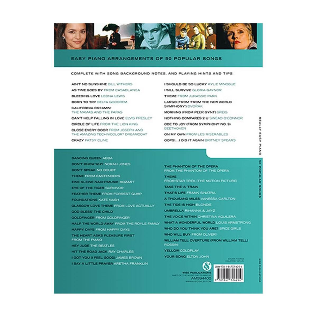 Really easy piano : 50 popular songs