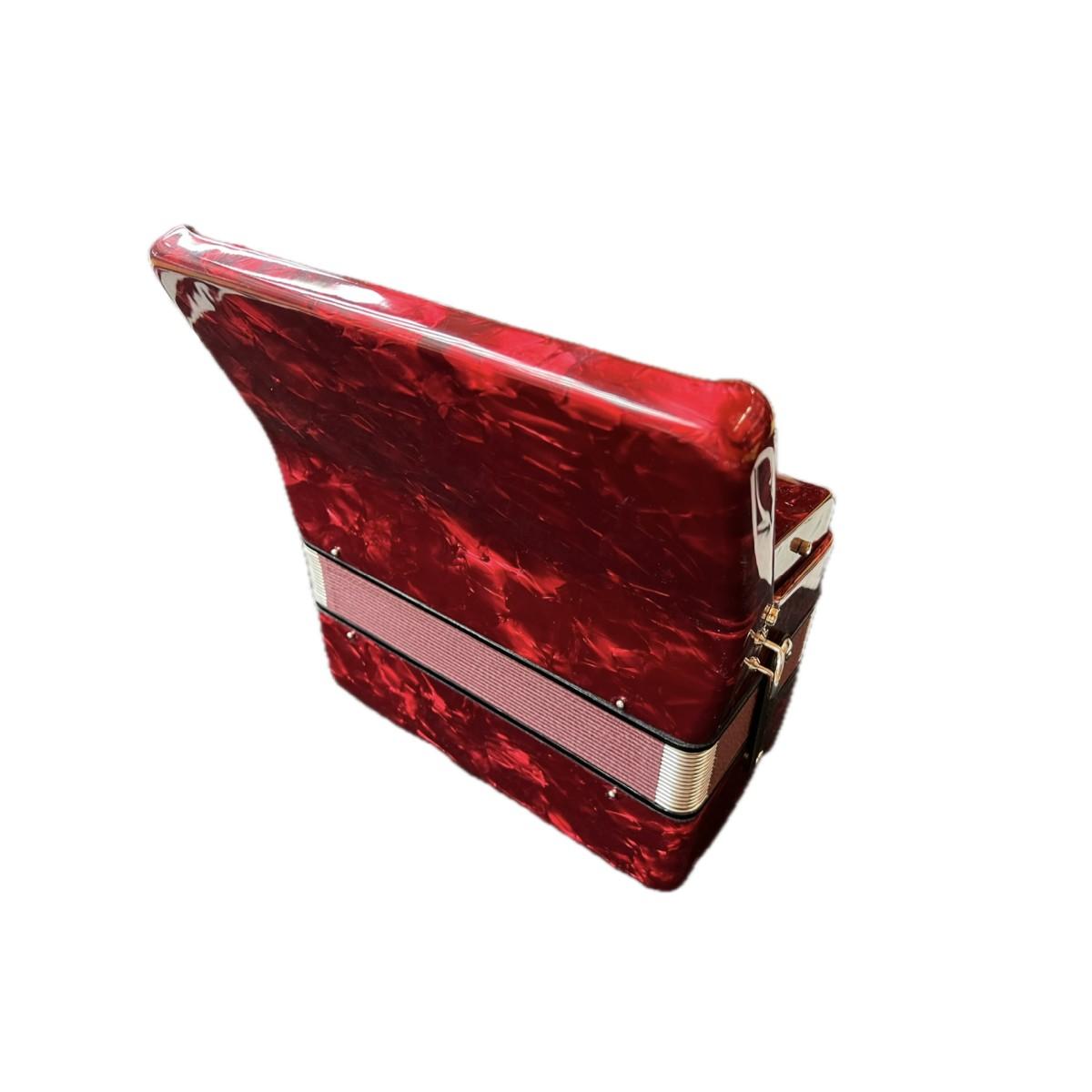 Classic secondo v fisarmonica 48 bassi rossa