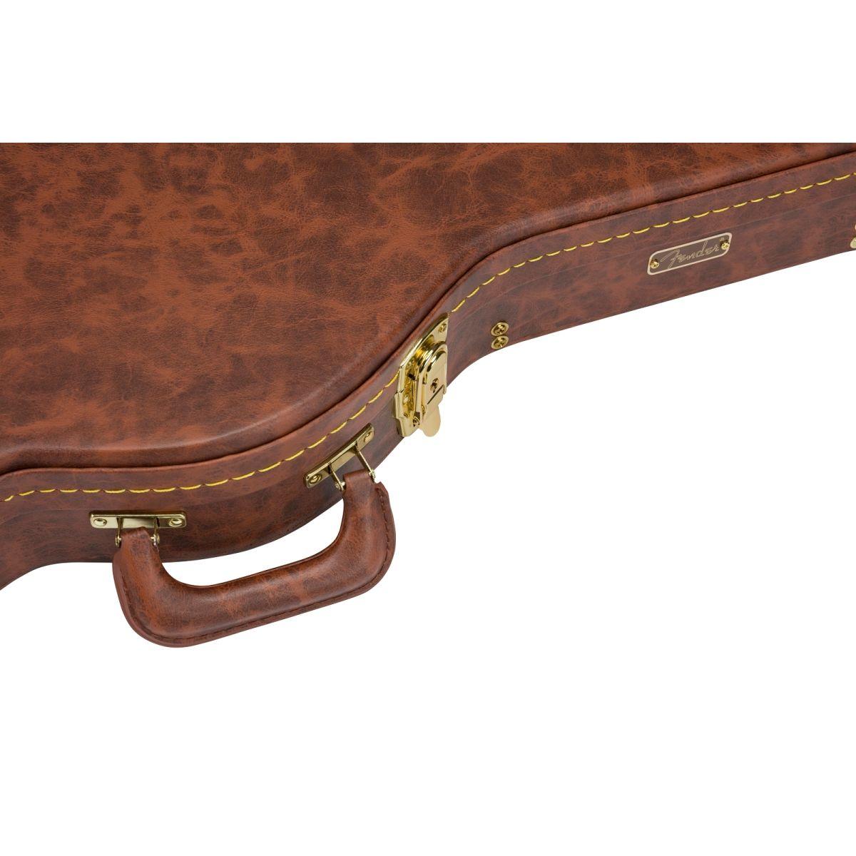 Fender poodle brown custodia per stratocaster/telecaster