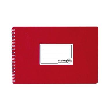 Scomegna libretto rosso portaspartiti 15 pagine per banda