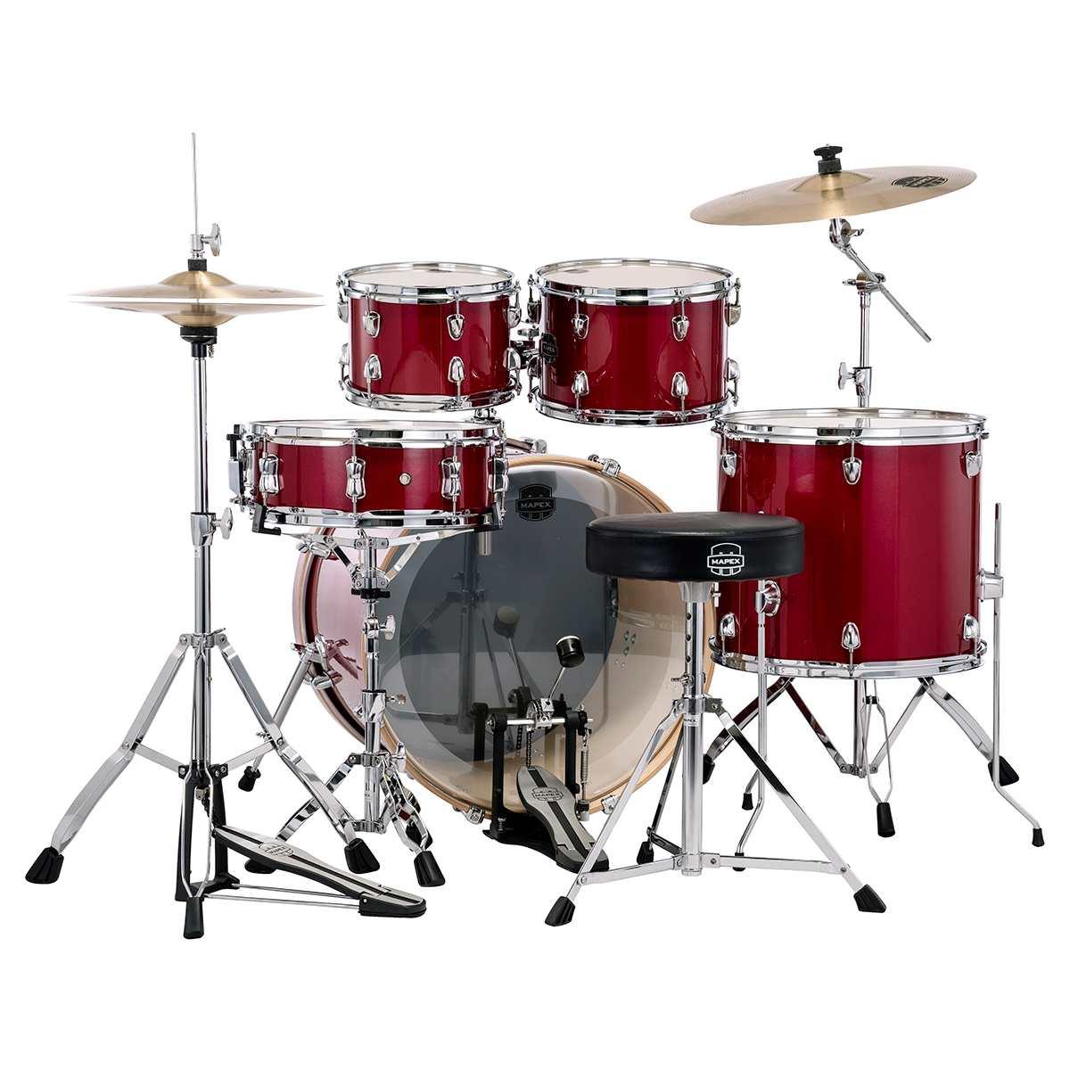 MAPEX VE5294FTCVM VENUS ROCK 5 PEZZI Crimson Red Sparkle Cassa 22