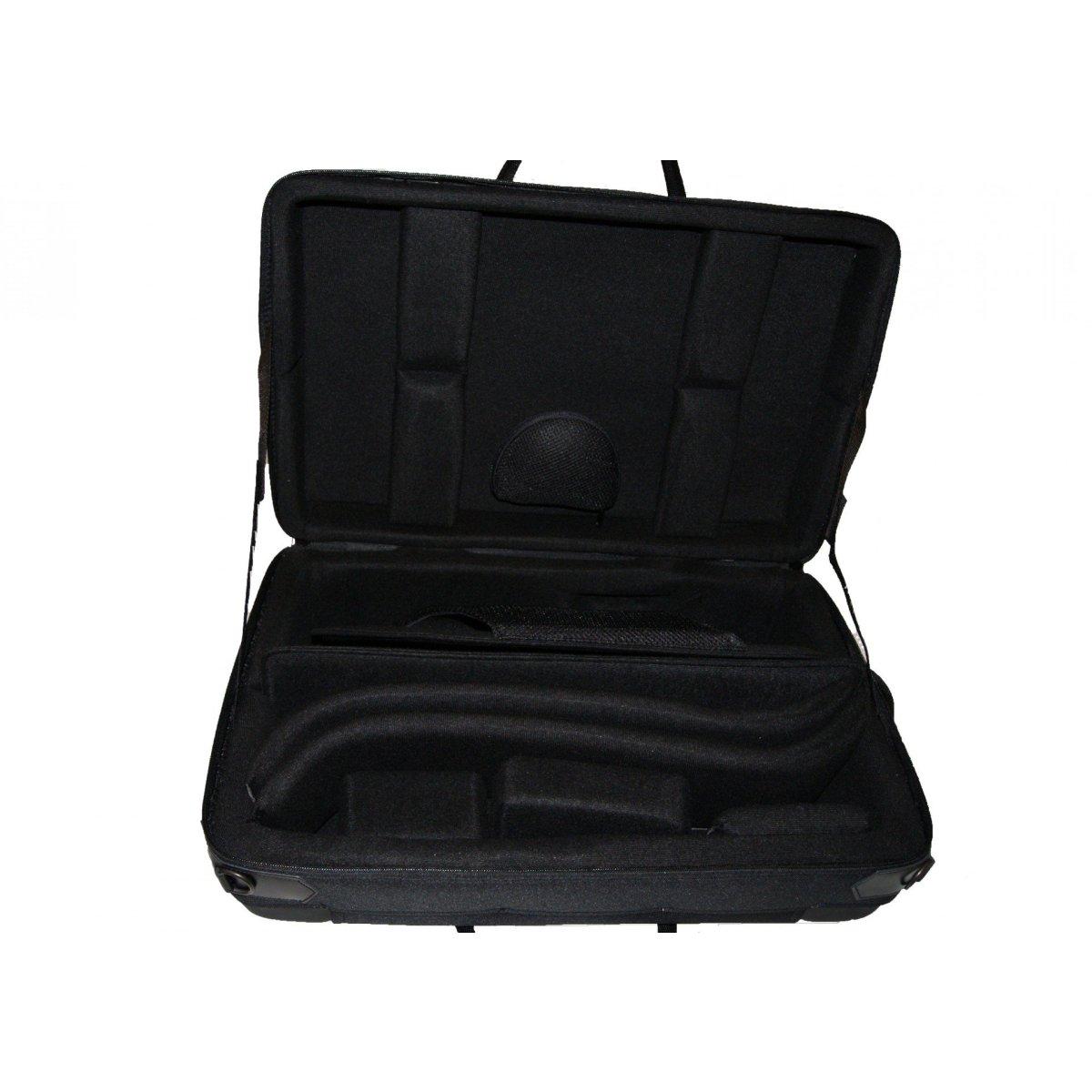 K ses 40604fn premium nera puntini bianchi custodia per 4 trombe