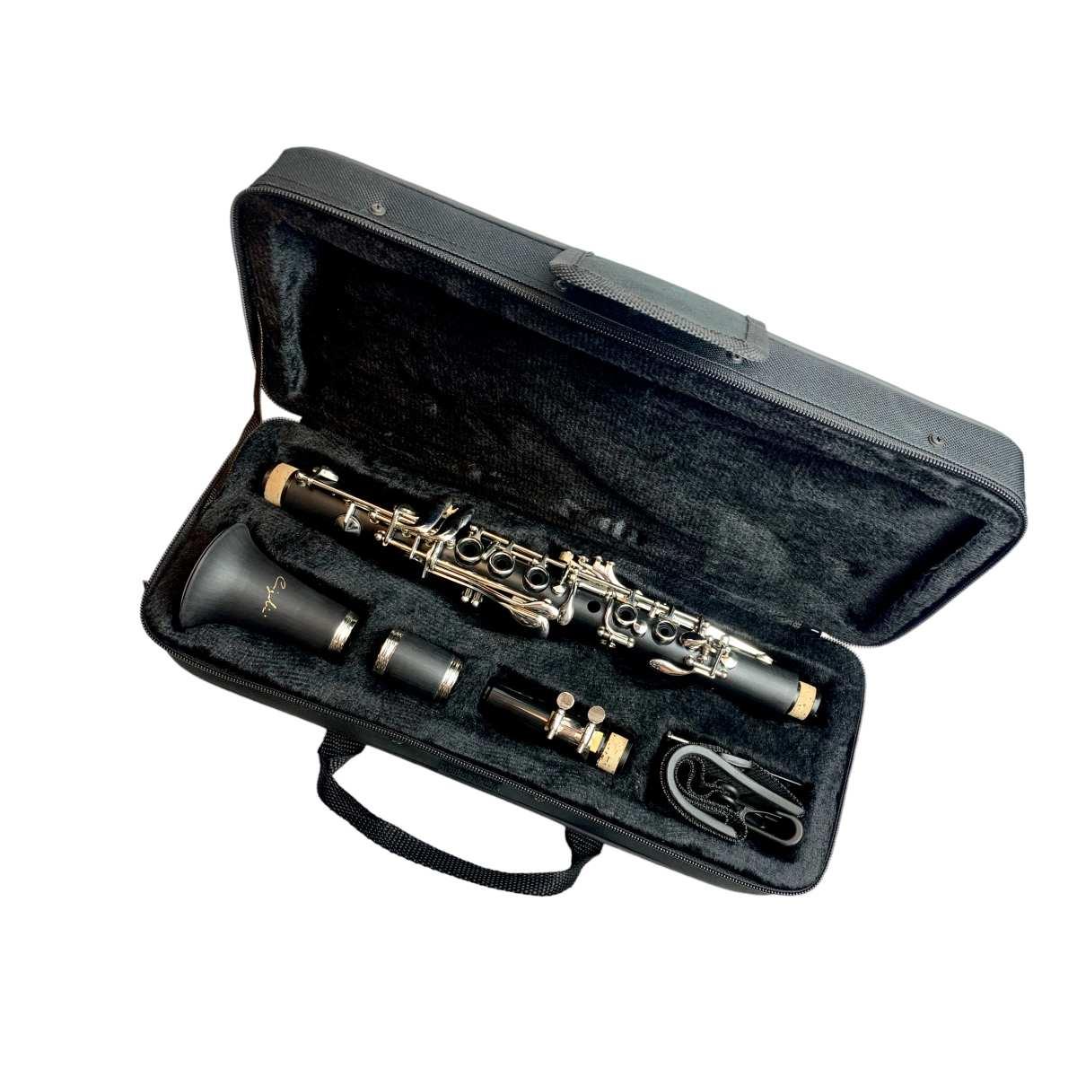 CIGALINI CLARINETTO IN MIB 17 Chiavi / in Ebanite DESIGN ITALIANO