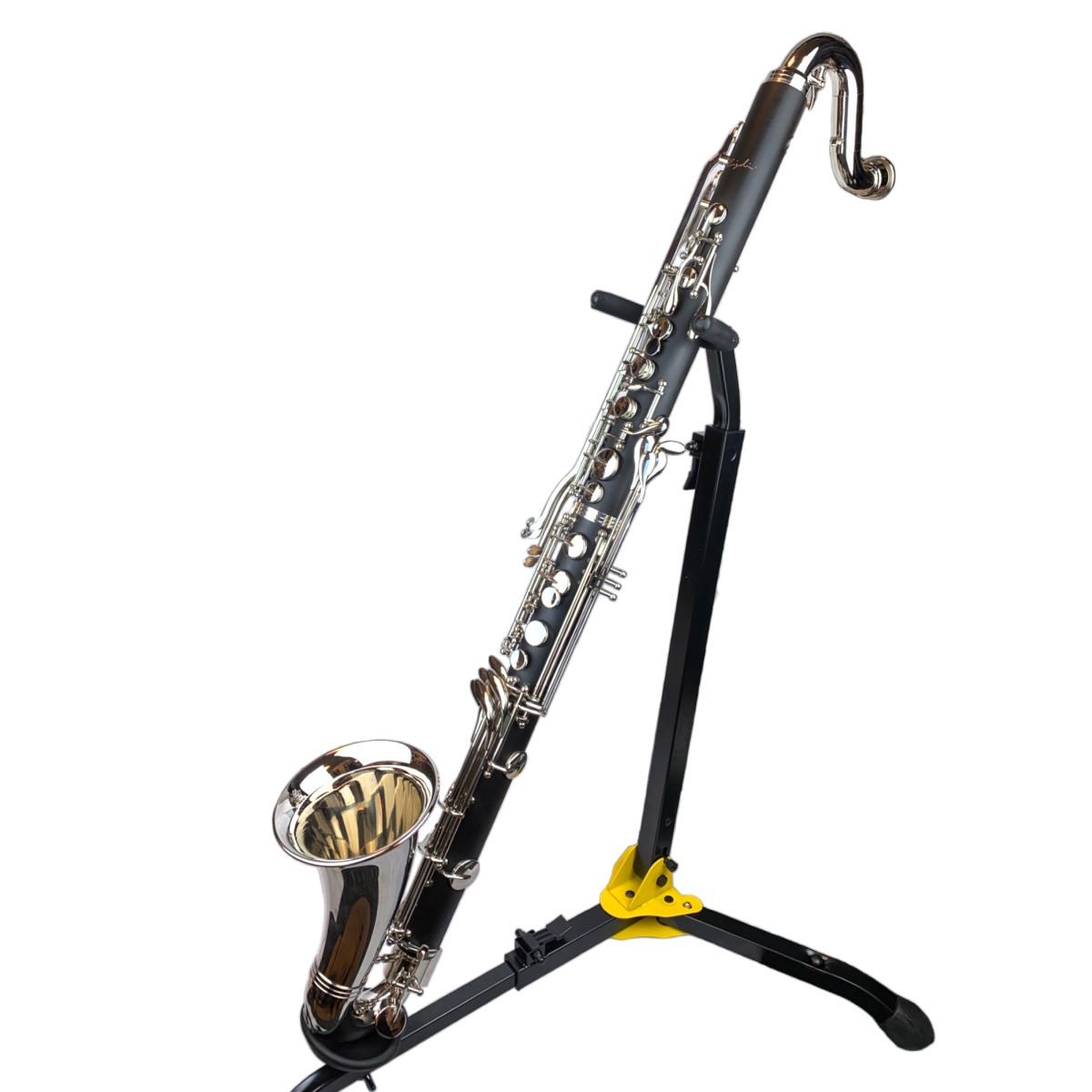 CIGALINI CLARINETTO BASSO SIB discendente MIb - SIS.YAMAHA chiavi nichelate