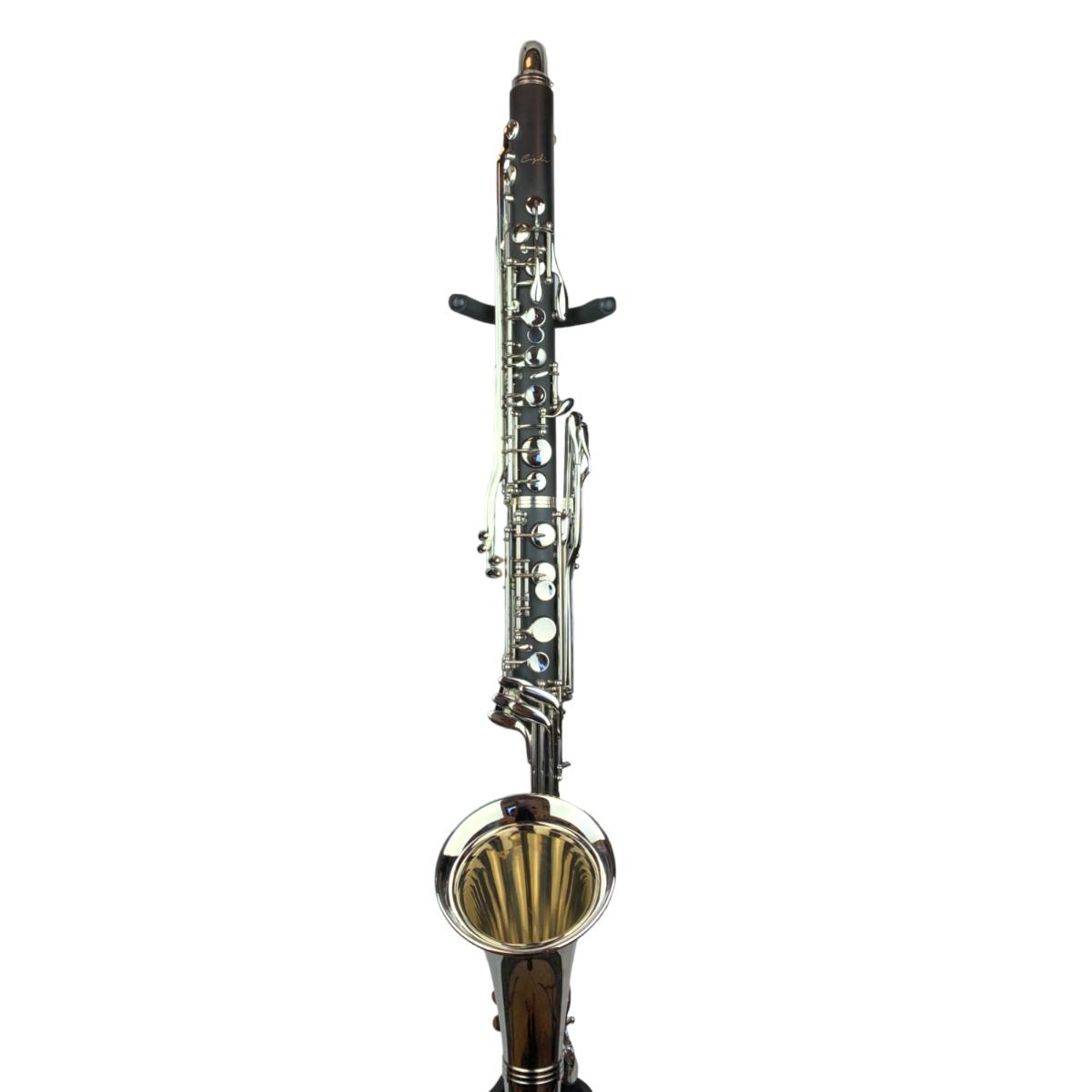 CIGALINI CLARINETTO BASSO SIB discendente MIb - SIS.YAMAHA chiavi nichelate
