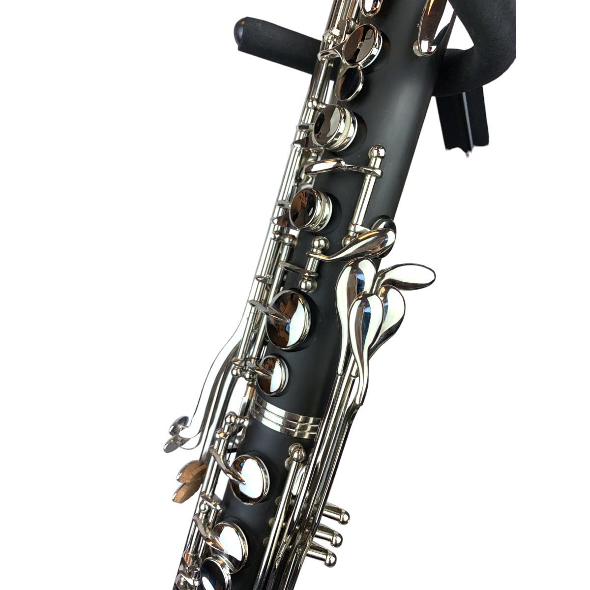 CIGALINI CLARINETTO BASSO SIB discendente MIb - SIS.YAMAHA chiavi nichelate