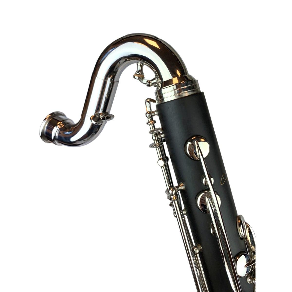 CIGALINI CLARINETTO BASSO SIB discendente MIb - SIS.YAMAHA chiavi nichelate