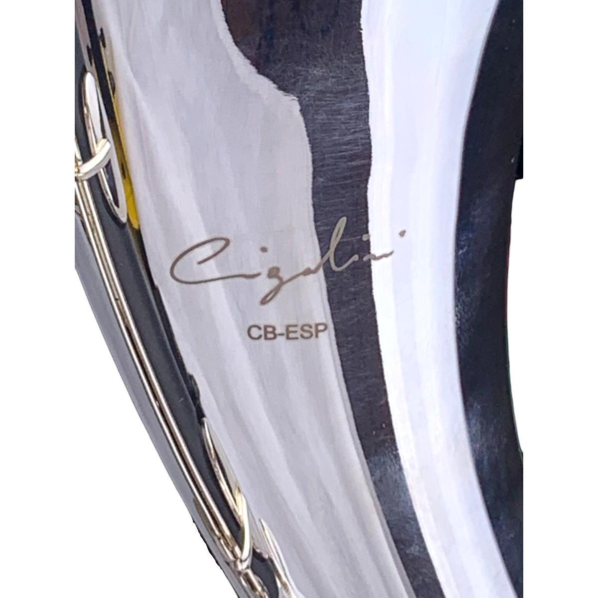 CIGALINI CLARINETTO BASSO SIB discendente al MIb-YAMAHA MODEL-chiavi argentate