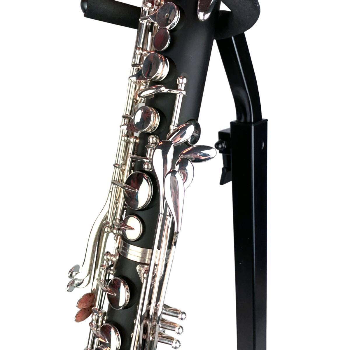 CIGALINI CLARINETTO BASSO SIB discendente al MIb-YAMAHA MODEL-chiavi argentate