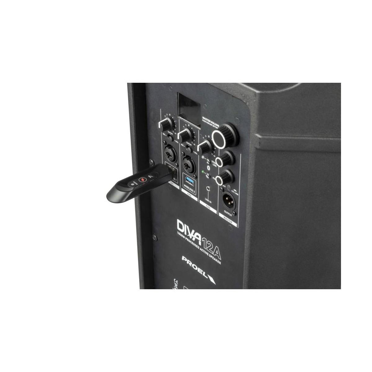 PROEL DIVA12A CASSA BLUETOOTH BIAMPLIFICATA 12" 1000W