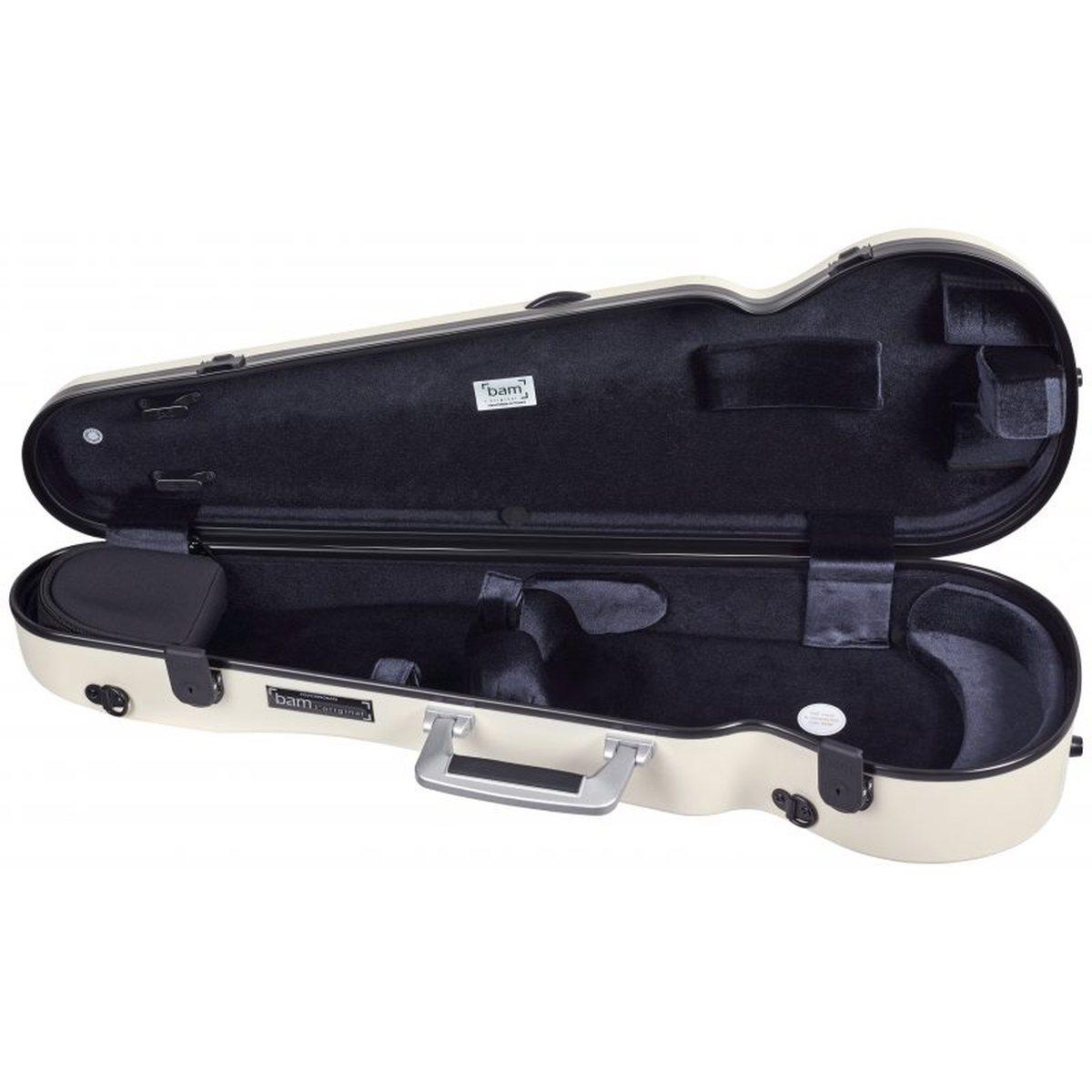 BAM SUP2002XLWN CUSTODIA HIGHTECH" SUPREME ICE CONTOURED IN POLICARBONATO PER VIOLINO - WHITE - BLACK VERSION"