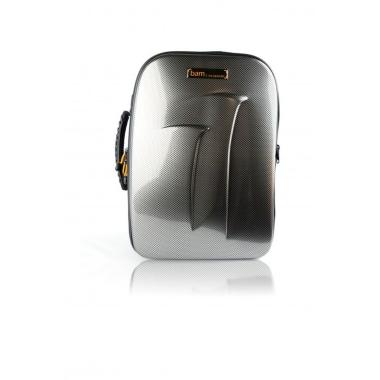 BAM TREK3028SSC CUSTODIA NEW TREKKING" PER  2 CLARINETTI SIB E LA  - SILVER CARBON"