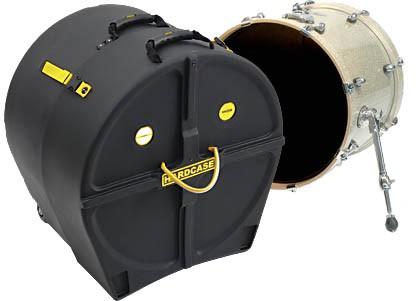 HARDCASE HN22B CASE PER GRANCASSA NERO 22"