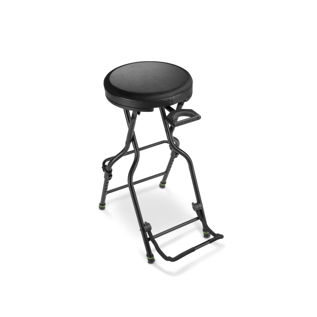 GRAVITY FG SEAT 1 - Sedile per musicisti con cavalletto per chitarra