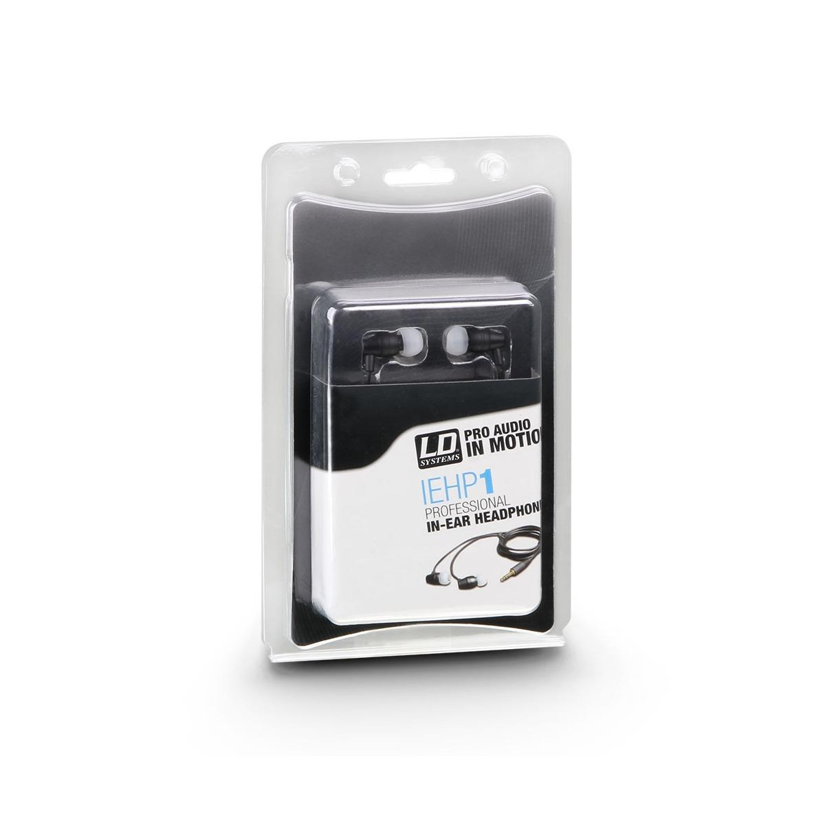 LD SYSTEMS IEHP 1 - Cuffie in-ear professionali nere