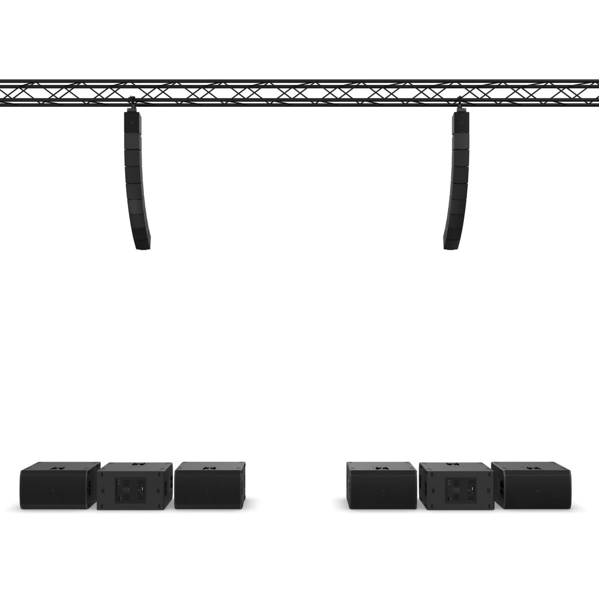 LD SYSTEMS LDMAILAXL - Sistema Line Array compatto, 17,5 kW