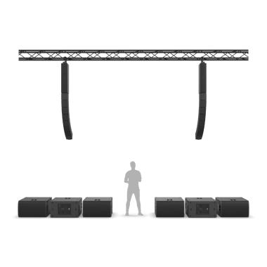 LD SYSTEMS LDMAILAXXL - Sistema Line Array compatto, 20 kW