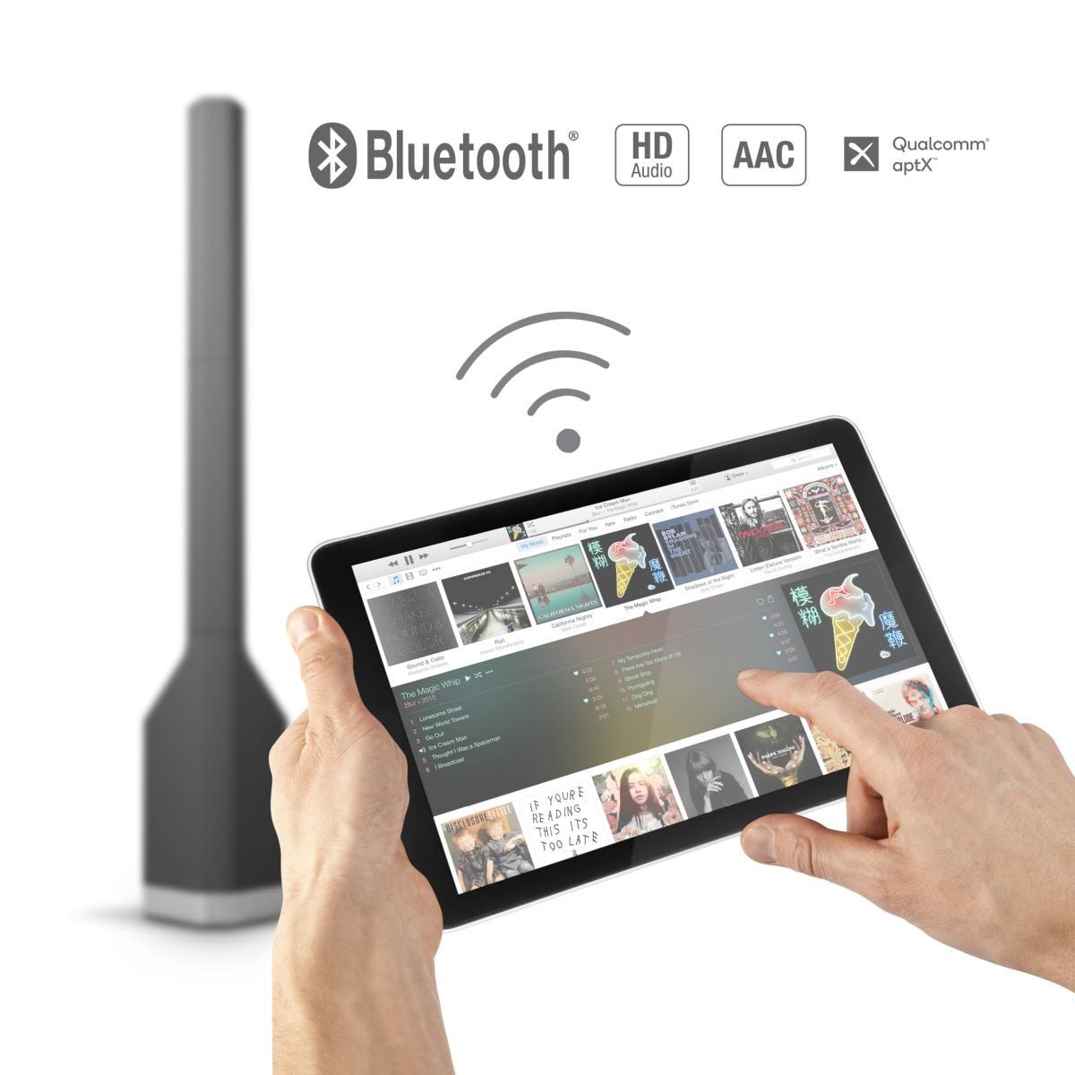 LD SYSTEMS MAUI P900 W - Sistema PA a colonna con alimentazione di Porsche Design Studio in Cocoon White