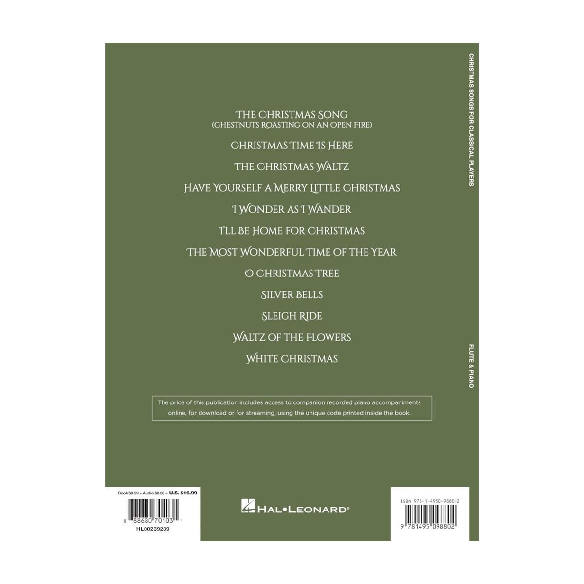 Christmas songs for classical players ( per flauto e pianoforte)