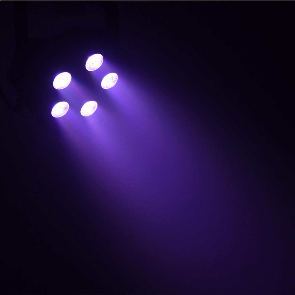 Boomtone dj flat par 5x5w set rgb-uv