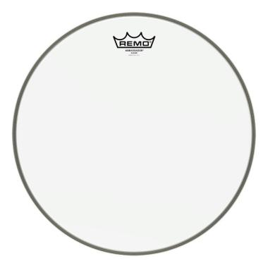 REMO 15" AMBASSADOR CLEAR