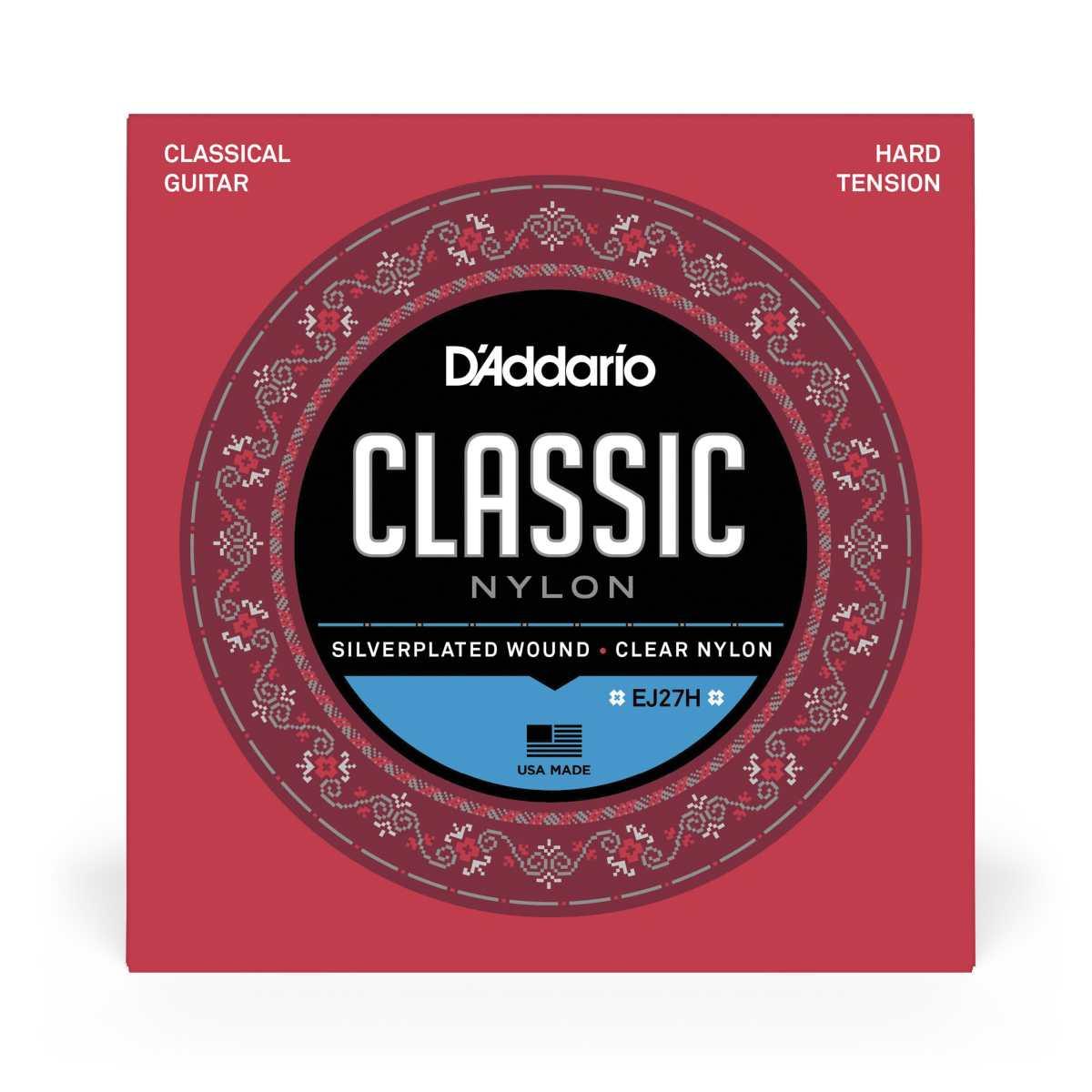 D'addario ej27h hard set di corde per chitarra classica
