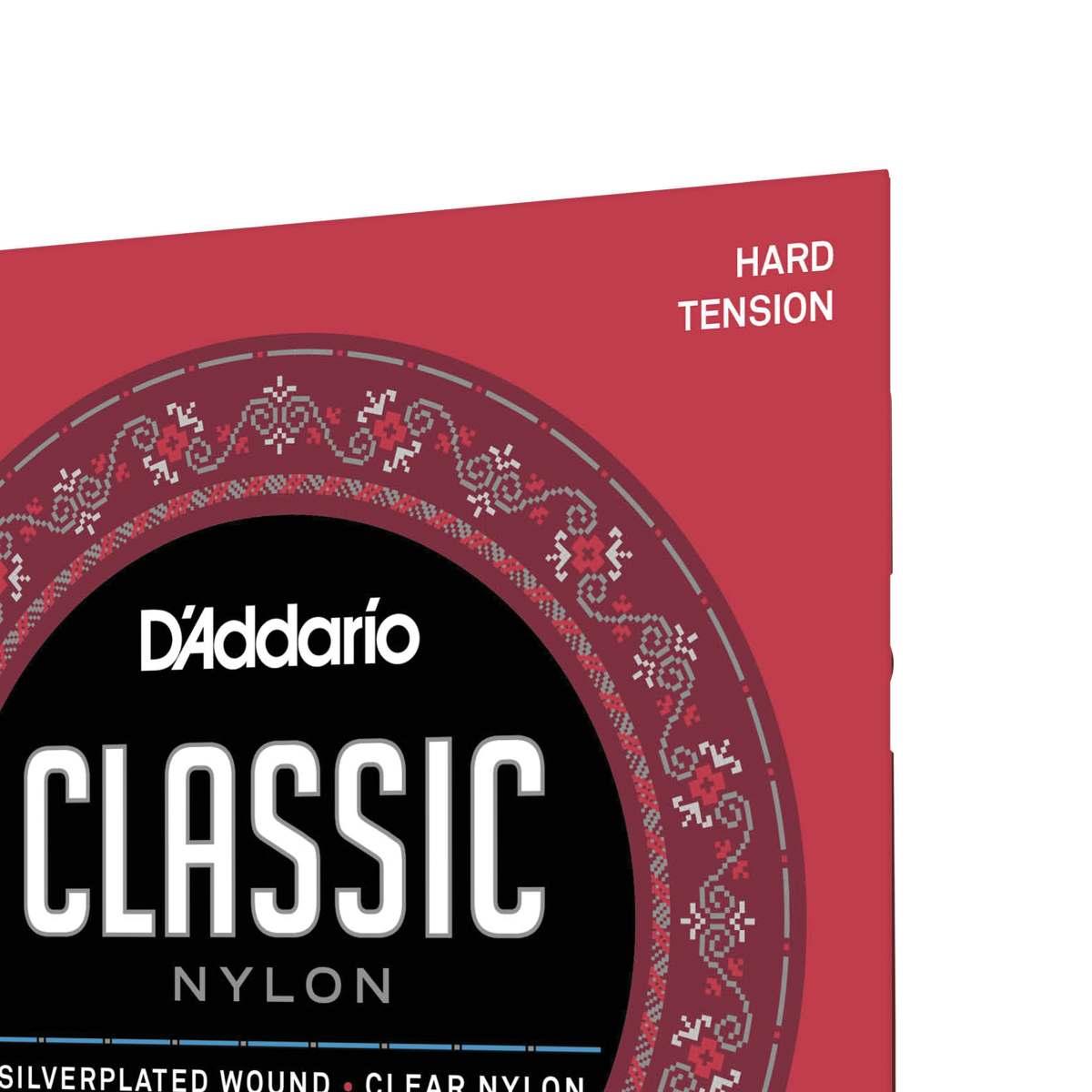 D'addario ej27h hard set di corde per chitarra classica