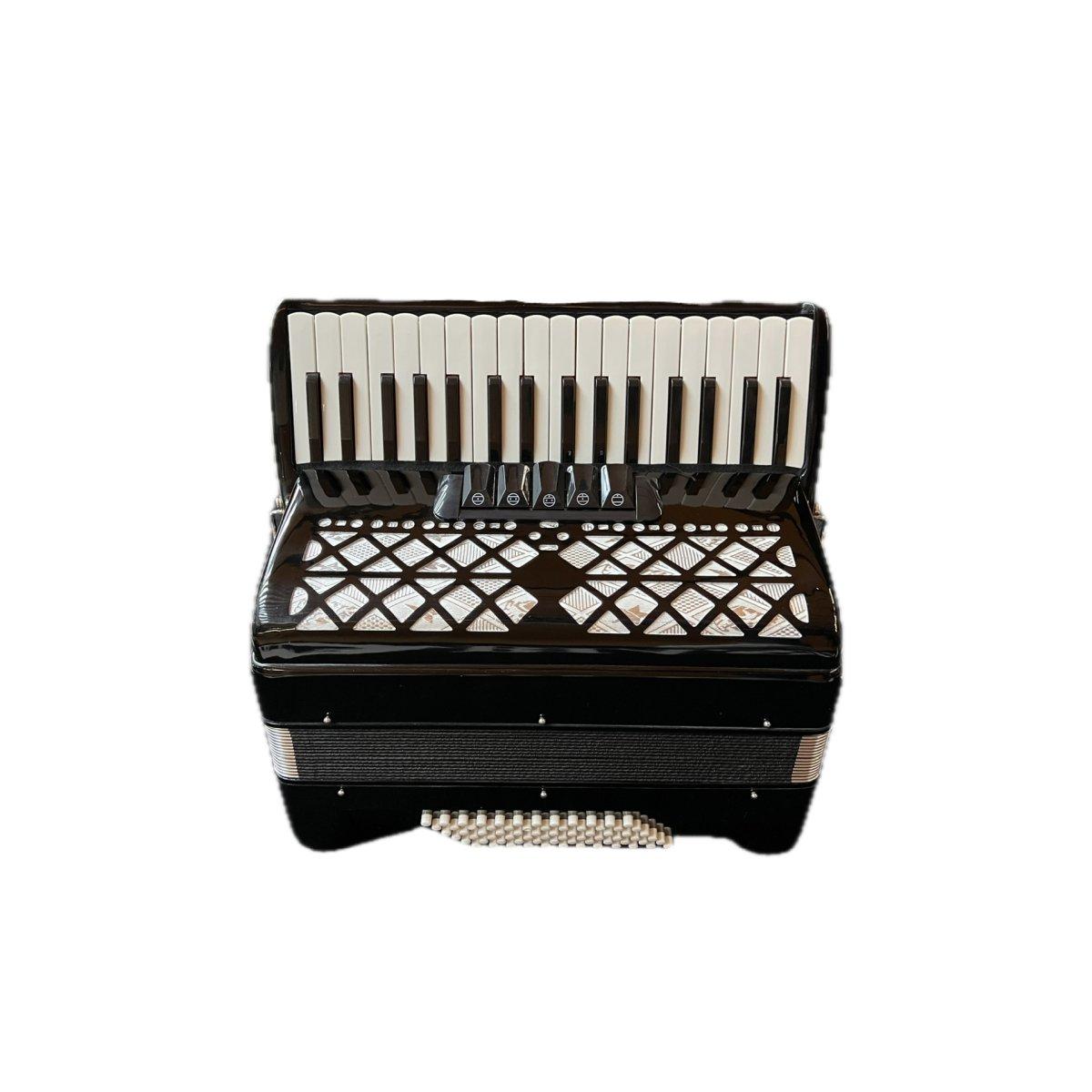 Classic cantabile secondo v fisarmonica 72 bassi nera